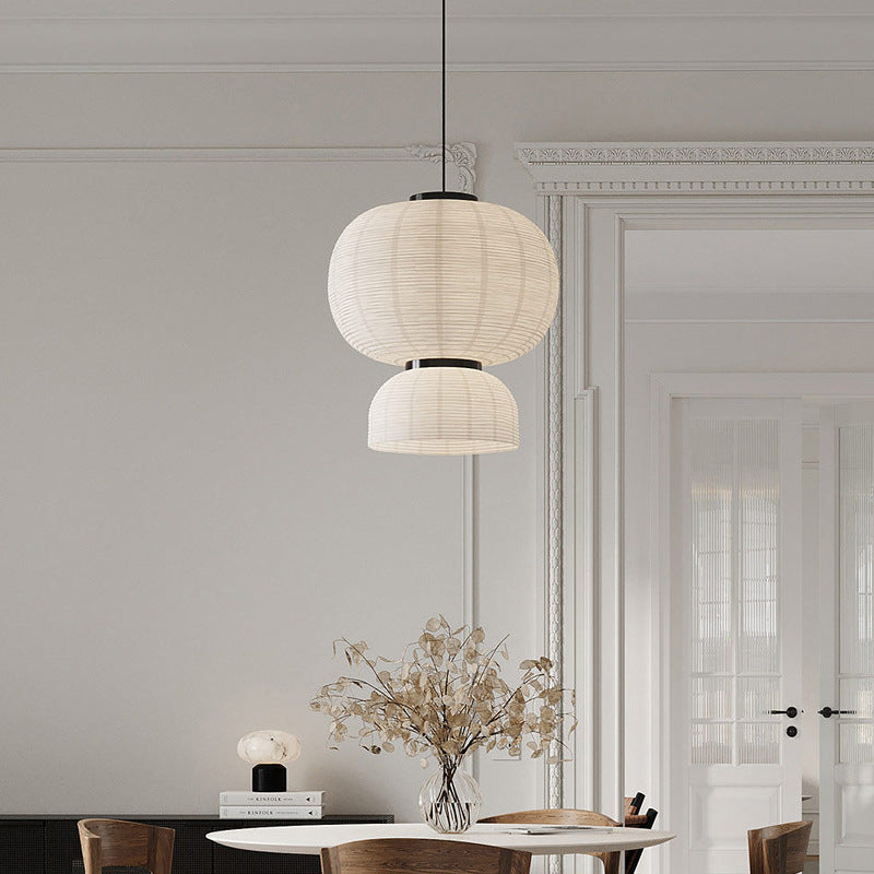 Japansk Pendellampe i Wabi Sabi Stil