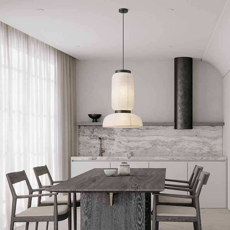 Japansk Pendellampe i Wabi Sabi Stil