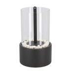 Bordpejs med olielampe til indendørs og udendørs brug