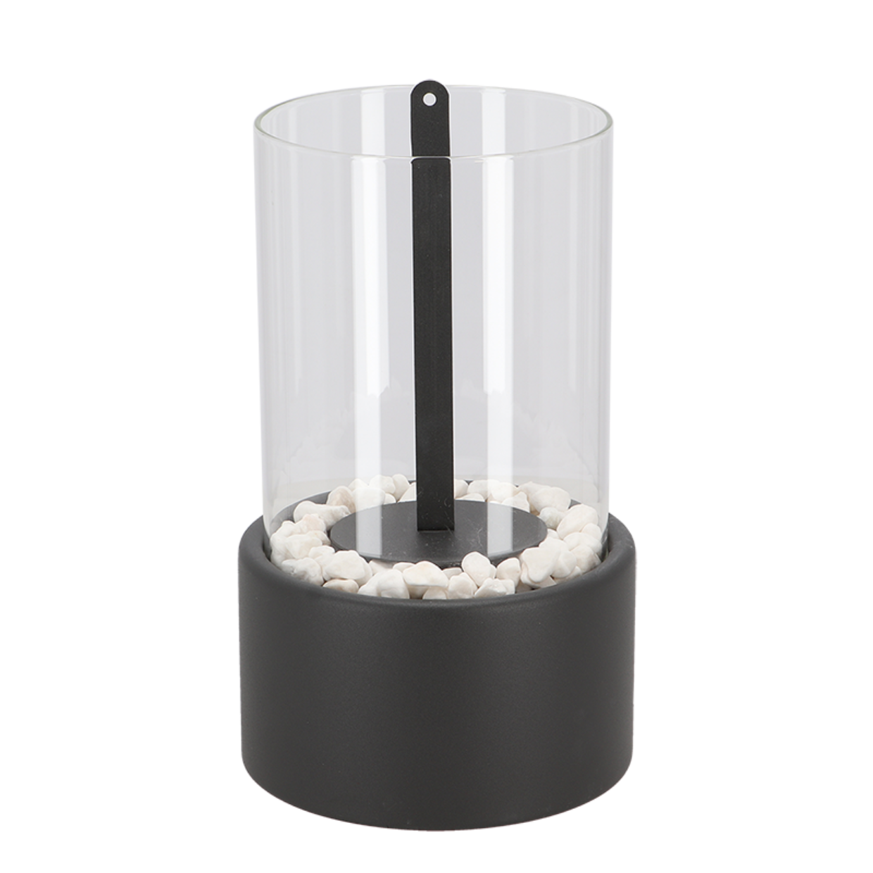 Bordpejs med olielampe til indendørs og udendørs brug