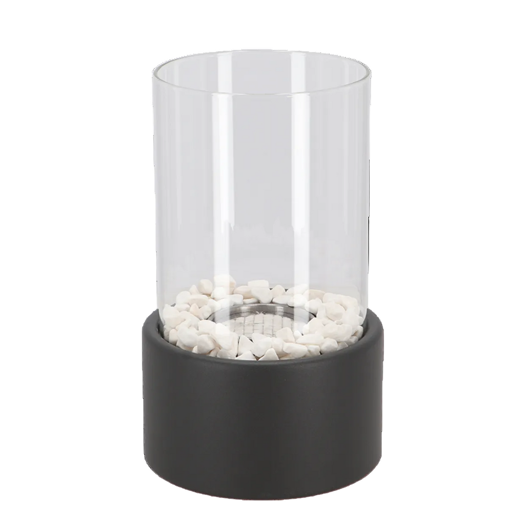 Bordpejs med olielampe til indendørs og udendørs brug