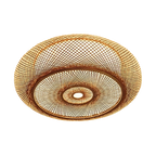 Indendørs Plafondlampe med Bambusstruktur