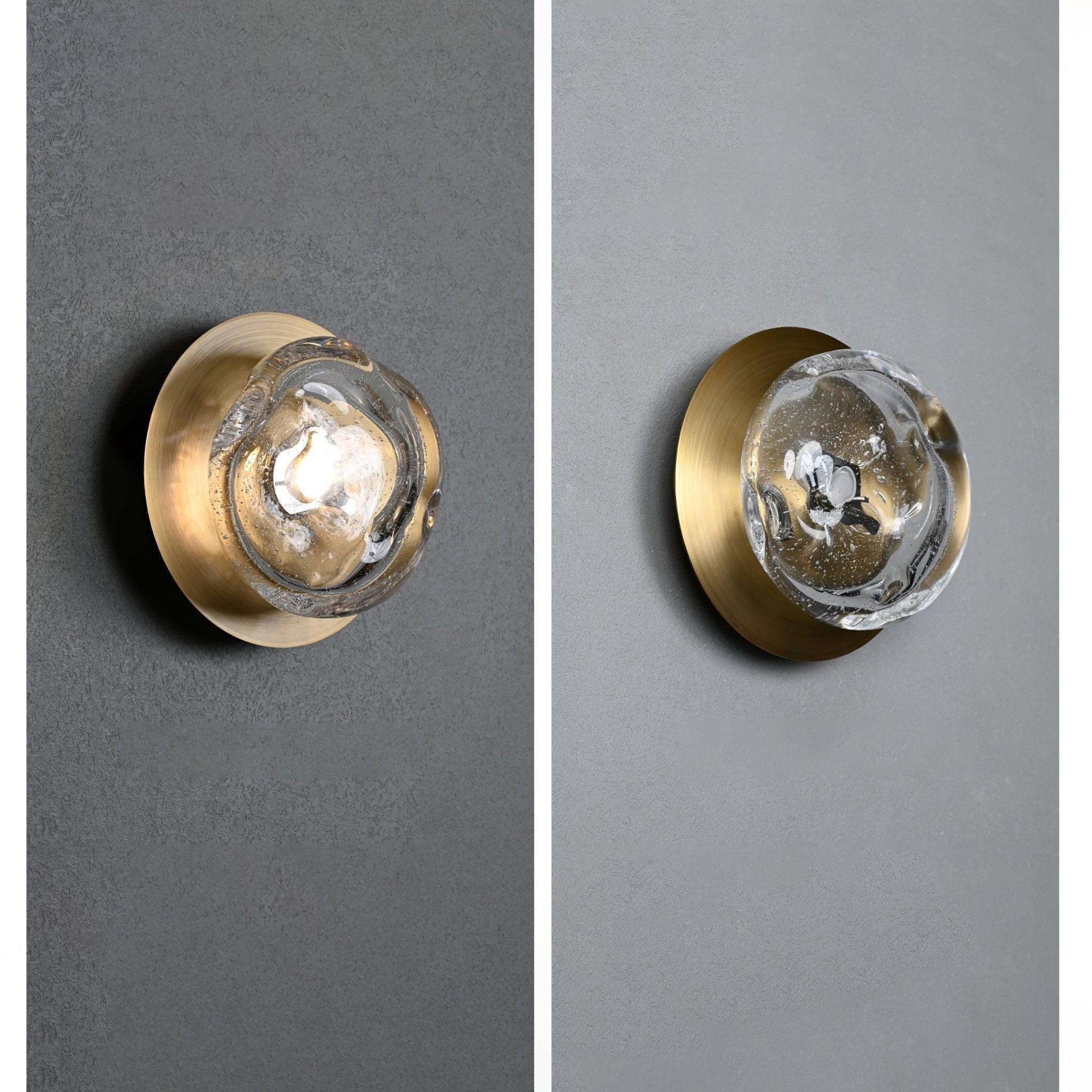 Væglampe i Glas til Indendørs Brug