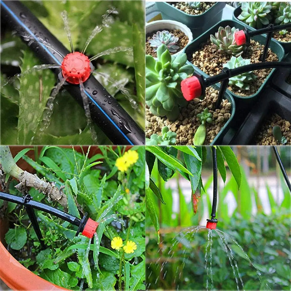 Efficient Plant Watering for Garden and Pots – Precision Irrigation Drippers (100 Pack)