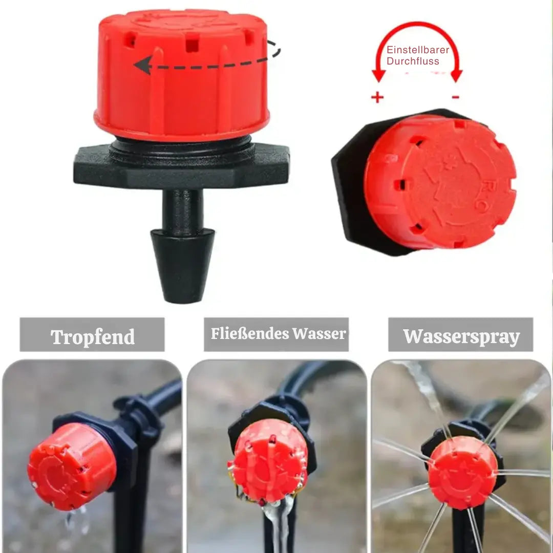 Efficient Plant Watering for Garden and Pots – Precision Irrigation Drippers (100 Pack)