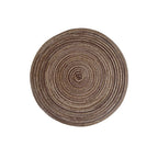 Practical table protection for everyday use – Round placemat in woven design