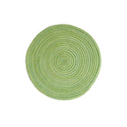 Practical table protection for everyday use – Round placemat in woven design