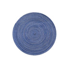 Practical table protection for everyday use – Round placemat in woven design