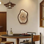 Wall clock with irregular ring shape