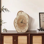 Wall clock with irregular ring shape