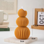 Decorative scented candle in golf ball design for indoor use