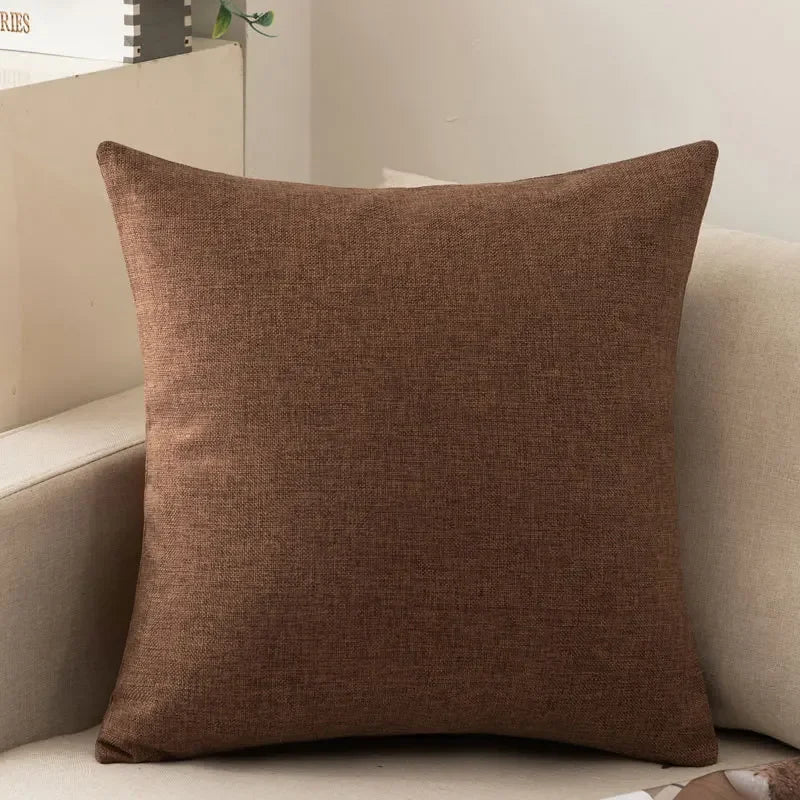 Decorative pillow with inner pillow in multiple colors