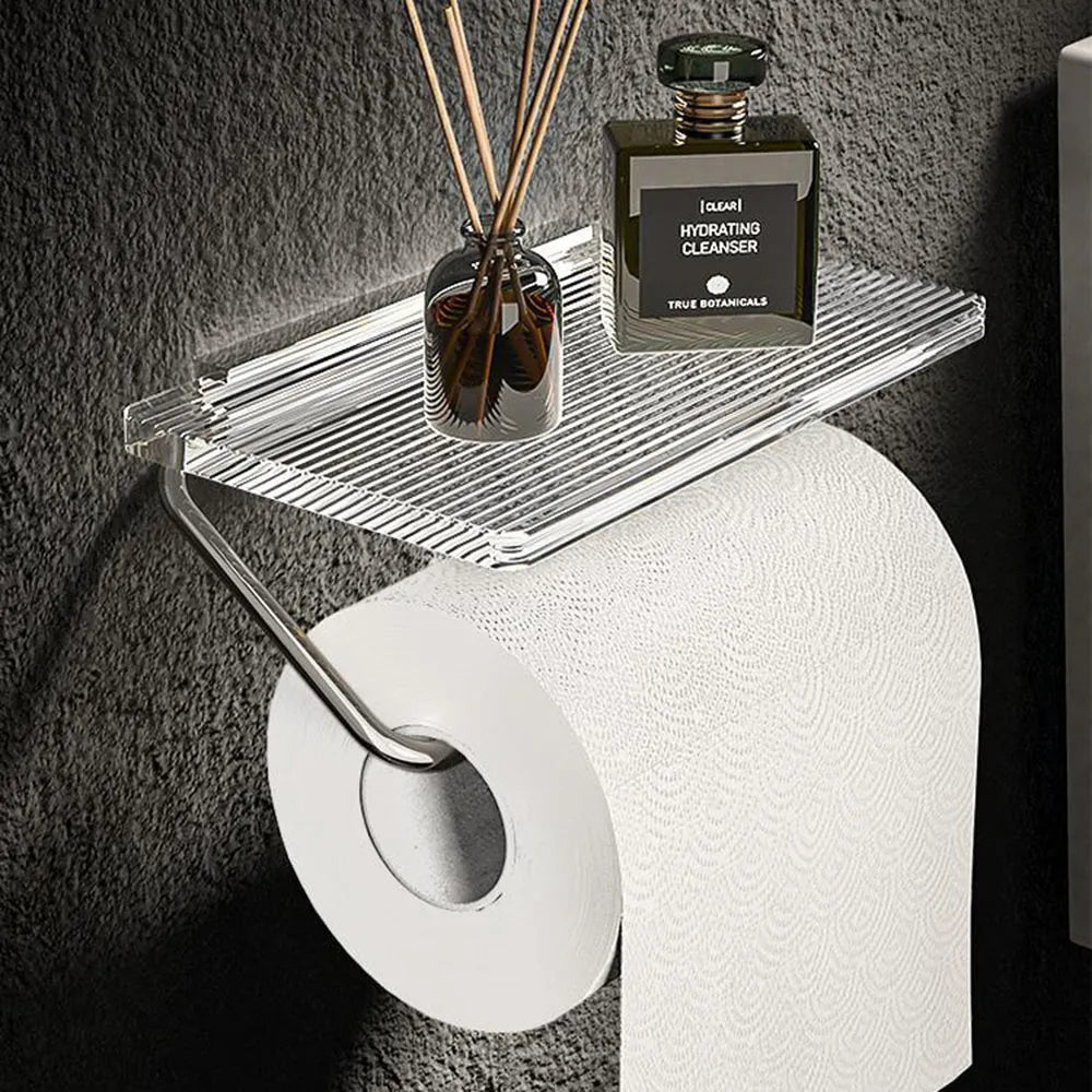 Practical storage for bathroom – Toilet paper holder in acrylic