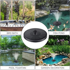 Decorative Water Features for Garden Ponds – Solar Floating Fountain