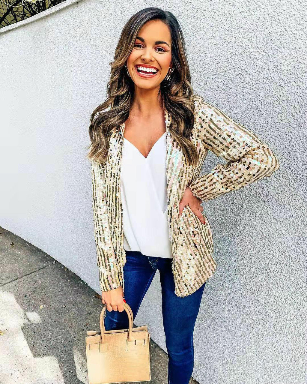 Sparkling blazer for festive occasions – Blazer for women