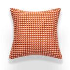 Cushion cover with contrasting colors in Nordic style