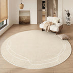 Round non-slip rug for indoor use