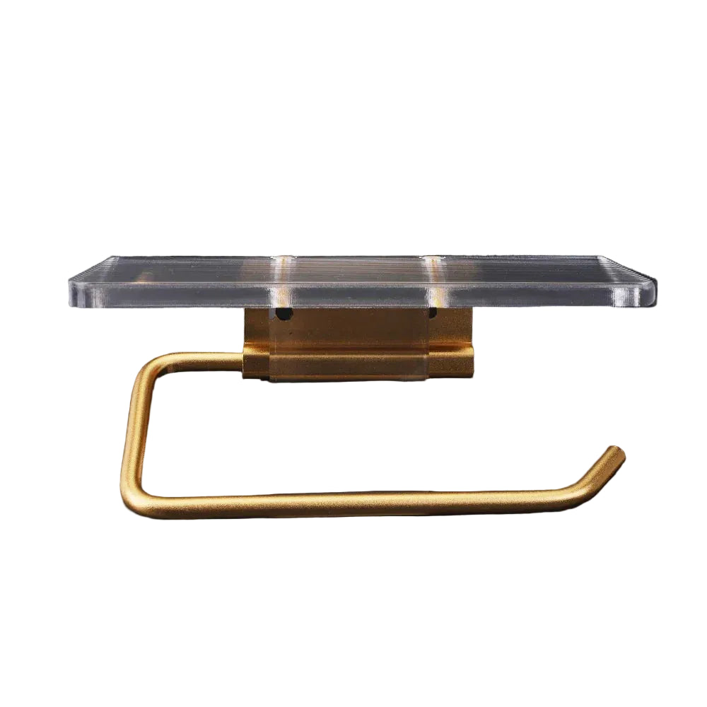 Toiletpapirholder i akryl til badeværelse