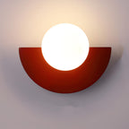 Half-round wall lighting for living room and hallway – Wall lamp in Nordic style
