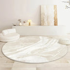 Round rug – carpet for living room, bedroom, and indoor use