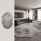 Irregularly shaped soft blanket for indoor use