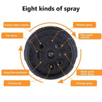 Versatile Watering for Garden and Outdoor Cleaning – Garden Spray Gun with 8 Spray Patterns