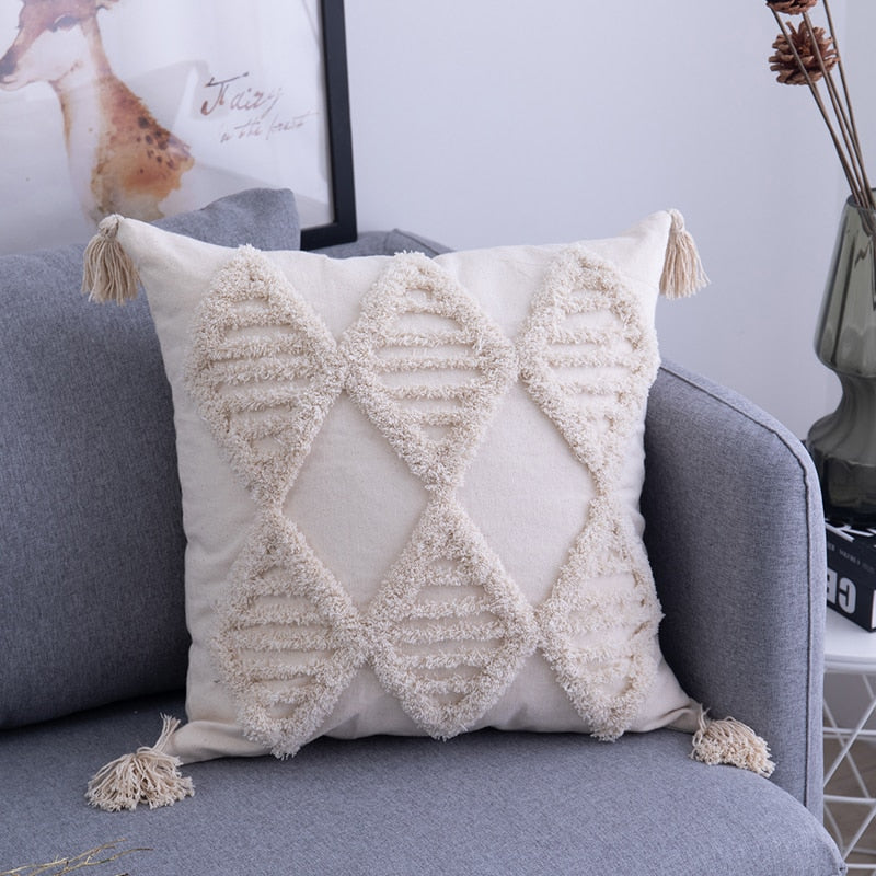 Cushion cover – decorative cover for cushion for sofa, bed, and living room