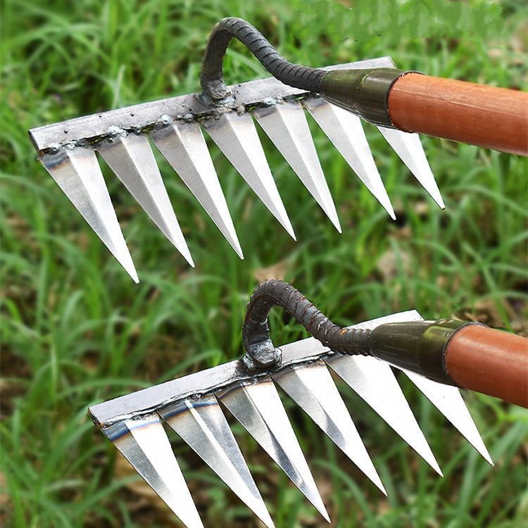 Efficient Weeding and Soil Loosening for Garden Beds – Carbon Steel Garden Hoe