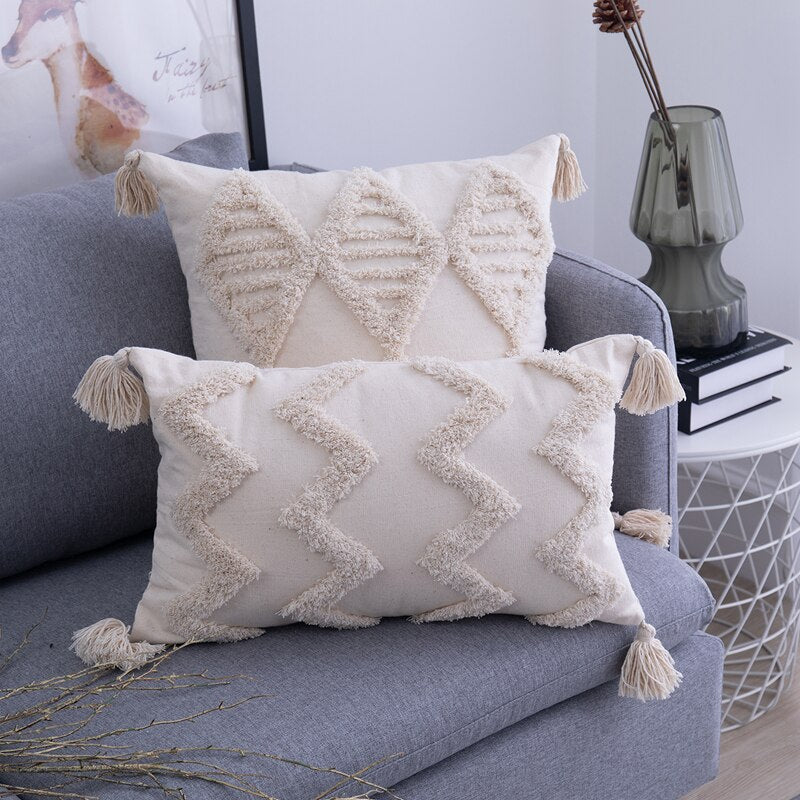 Cushion cover – decorative cover for cushion for sofa, bed, and living room