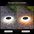 360° Ground Lighting for Garden and Pathways – Solar Ground Lights with 14 LEDs (Set of 4)