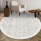 Round rug – carpet for living room, bedroom, and indoor use