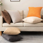 Decorative pillow with inner pillow in multiple colors