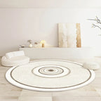 Round rug – carpet for living room, bedroom, and indoor use
