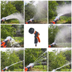 Versatile Watering for Garden and Outdoor Cleaning – Garden Spray Gun with 8 Spray Patterns