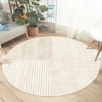 Round rug – carpet for living room, bedroom, and indoor use