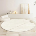Round rug – carpet for living room, bedroom, and indoor use