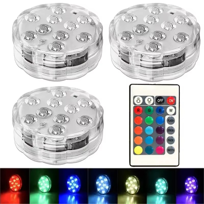Atmospheric Pool Lighting for Evening Swimming – Waterproof LED Pool Lights with Remote Control