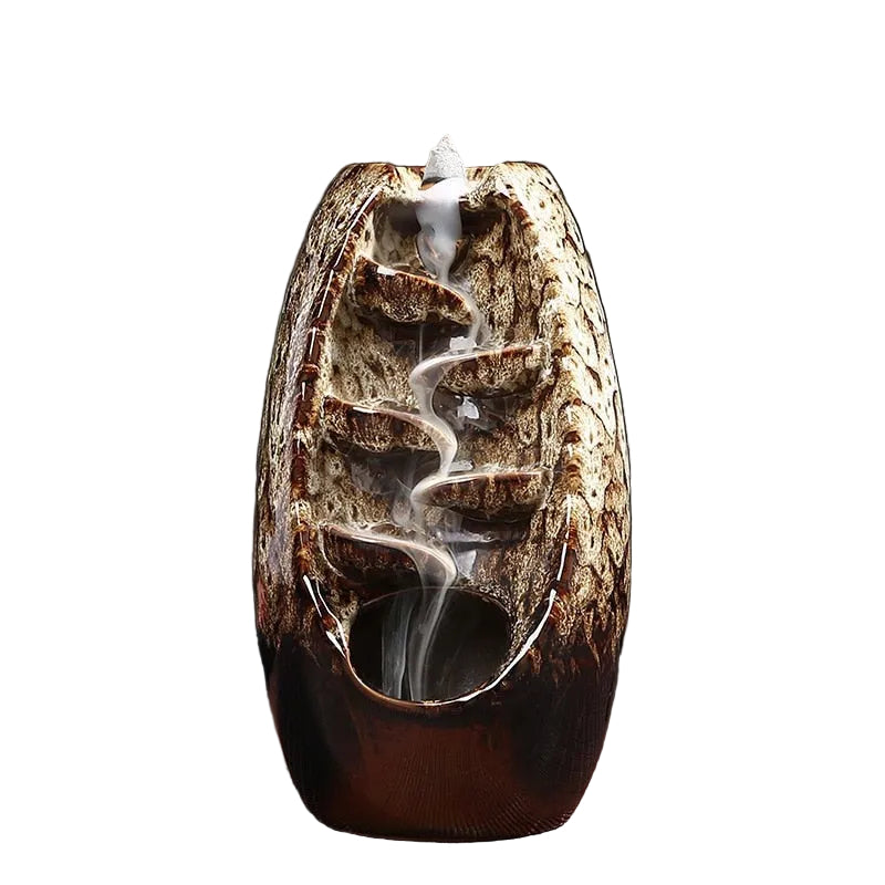 Soothing incense for the home – Incense holder with waterfall effect