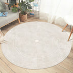Round rug – carpet for living room, bedroom, and indoor use