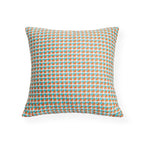 Cushion cover with contrasting colors in Nordic style