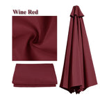 Weather-Resistant Shade for Garden and Patio – Replacement Parasol Cover with Ventilation Opening