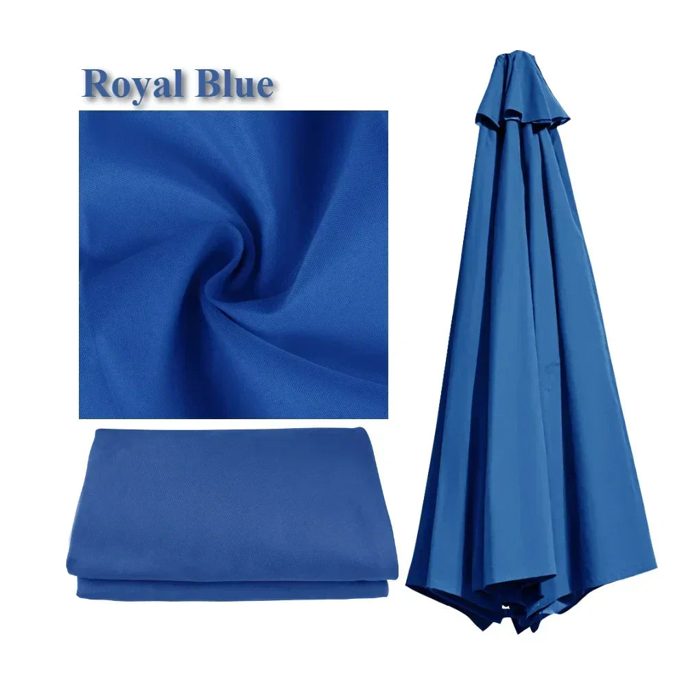 Weather-Resistant Shade for Garden and Patio – Replacement Parasol Cover with Ventilation Opening