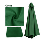 Weather-Resistant Shade for Garden and Patio – Replacement Parasol Cover with Ventilation Opening