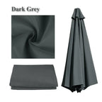 Weather-Resistant Shade for Garden and Patio – Replacement Parasol Cover with Ventilation Opening