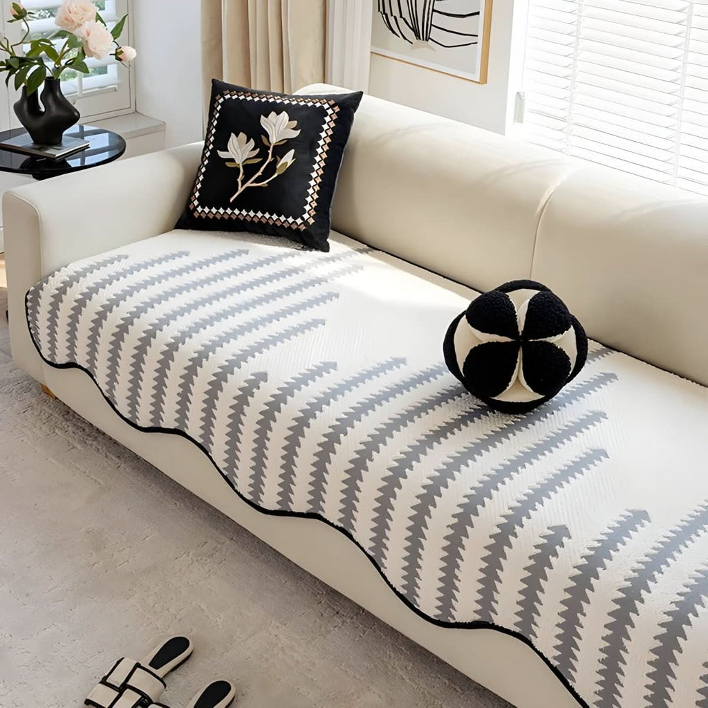 Soft blanket for sofa and relaxation – Chenille sofa blanket
