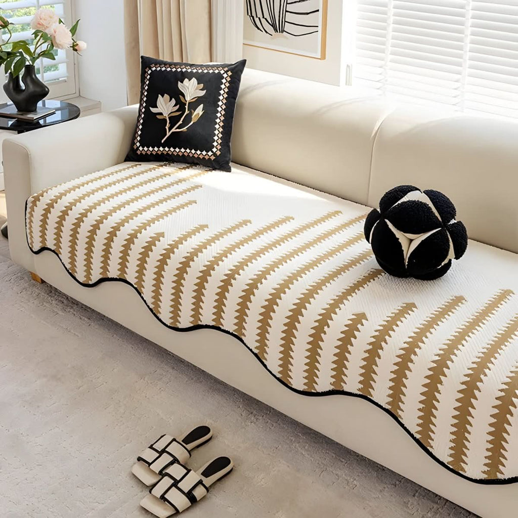Soft blanket for sofa and relaxation – Chenille sofa blanket
