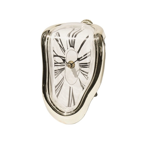 Vægur med smeltet design til indendørs brug