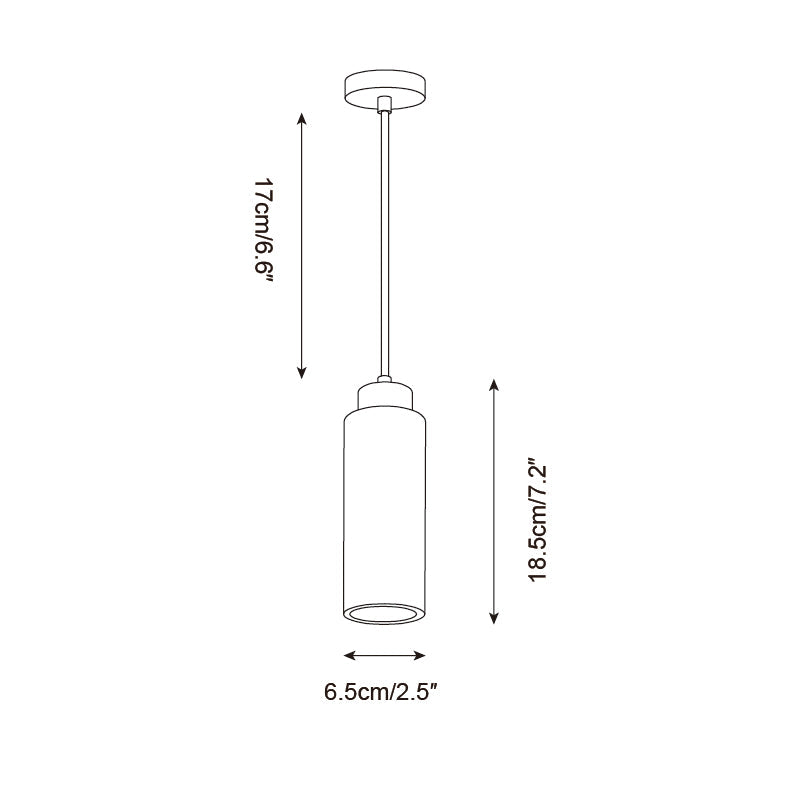 Travertin Pendellampe i Natursten