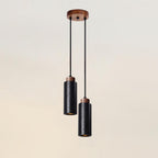 Natural ceiling lighting for living room and dining area – Pendant lamp in natural travertine stone