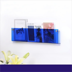 Space-saving wall storage for books and documents – Wall-mounted magazine holder